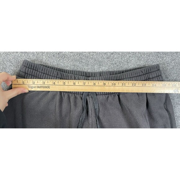 Adidas Pants Men’s L Large Black Sweatpants Logo Pockets Drawstring Activewear - Picture 6 of 9